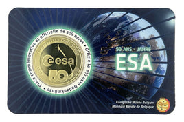 Coincard 2,5 Euro Sondermünze Belgien 2025"ESA"