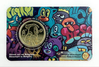 Coincard 2,5 Euro Sondermünze Belgien 2025"Street Art"