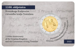 Coincard 2 Euro Sondermünze Kroatien 2025 "König Tomislav"
