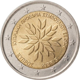 2 Euro Sondermünze Zypern 2026"EU-Ratspräsdentschaft"