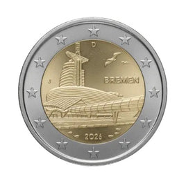 2 Euro Sondermünze Deutschland 2026 "Bremen"