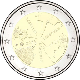 2 Euro Sondermünze Finnland 2024"Architktur"