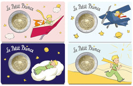 4 x Coincard 2 Euro Sondermünze Frankreich 2026"Petit Prince"