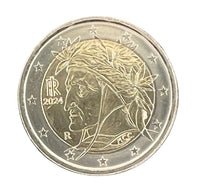 2 Euro Kursmünze Italien "Dante
