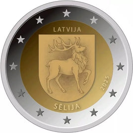 2 Euro Sondermünze Lettland 2025 "Region Selija"
