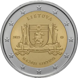 2 Euro Sondermünze Litauen 2025"Mažoji Lietuva"
