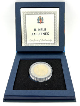 PP 2 Euro Sondermünze Malta 2026 "Der Pharaonenhund"