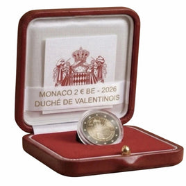PP 2 Euro Sondermünze Monaco 2026"Herzogtum Valentinois"