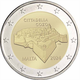 2 Euro Sondermünze Malta 2024"Citadelle Gozo Victoria"