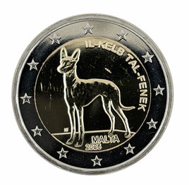 2 Euro Sondermünze Malta 2026 "Der Pharaonenhund"