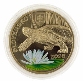 5 Euro  Slowakei 2026" Schildkröte"