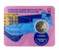 Coincard 2 Euro Sondermünze Slowakei 2026" Trencin"