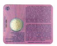 Coincard 2 Euro Sondermünze Slowakei 2026" Trencin"