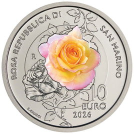 10 Euro San Marino 2026 "Rose"