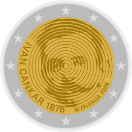 2 Euro Sondermünze Slowenien 2026"Ivan Cankar"