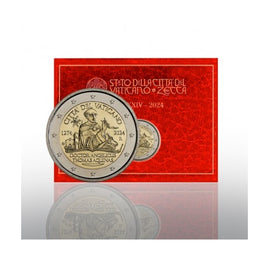 2 Euro Sondermünze Vatikan 2024"Thomas Aquinas" Blister