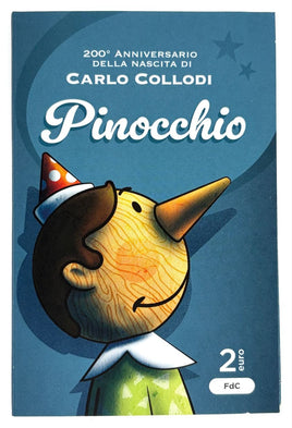 Coincard 2 Euro Sondermünze Italien 2026"Pinocchio"