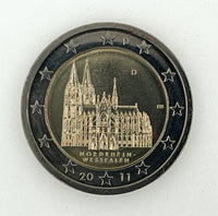 2 Euro Sondermünze Deutschland 2011 "Kölner Dom"