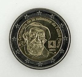 2 Euro Sondermünze Frankreich 2012"Abbe Pierre"