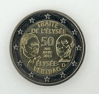 2 Euro Deutschland 2013 "Elysee Vertrag"