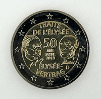 2 Euro Deutschland 2013 "Elysee Vertrag"