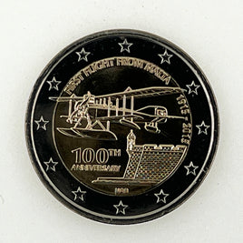 2 Euro Sondermünze Malta 2015"Erster Flug auf Malta"