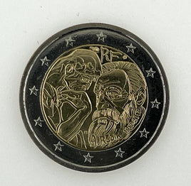 2 Euro Sondermünze Frankreich 2017"Rodin"