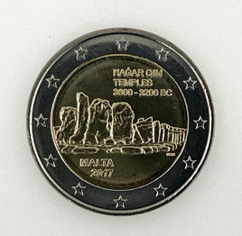 2 Euro Sondermünze Malta 2017"Hagar Qim"