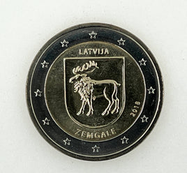 2 Euro Sondermünze Lettland 2018 "Zemgale"