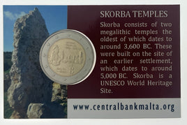 Coincard 2 Euro Sondermünze Malta 2020"Ta Skorba"