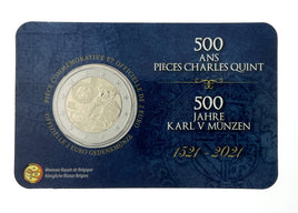 Coincard ( FR ) 2 Euro Sondermünze Belgien 2021"Karlsgulden"ST