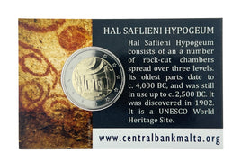 Coincard 2 Euro Sondermünze Malta 2022"Hal Saflieni Hypogeum"