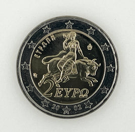 2 Euro Kursmünze Griechenland "Stier"